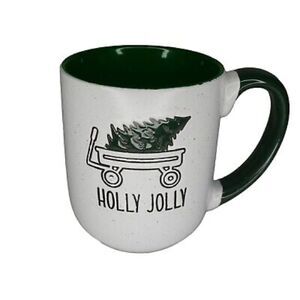 Christmas "Holly Jolly" Coffee Mug • NWT